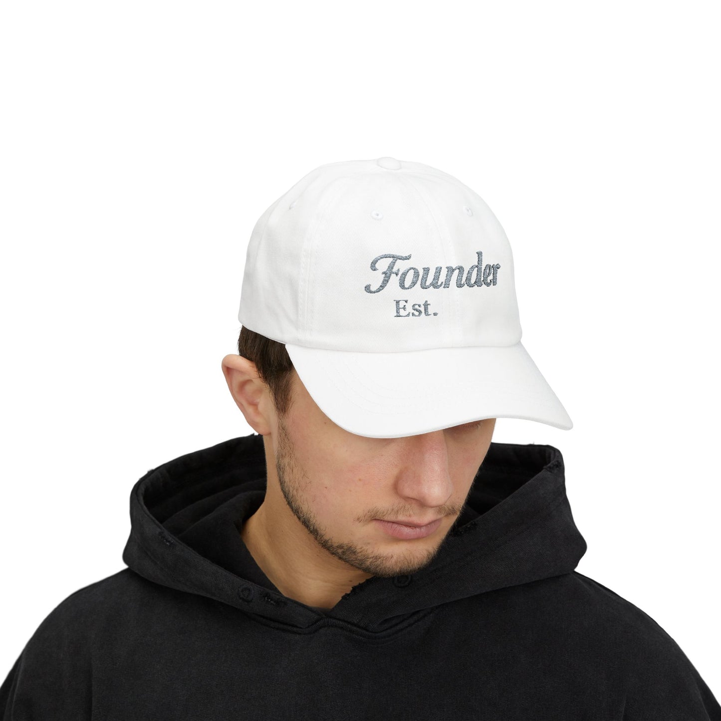 Custom Founder Est [Year] Hat | Embroidered Dad Cap, Startup Anniversary Gift, Entrepreneur Boss Gift, Personalized Business Owner Cap