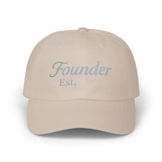 Custom Founder Est [Year] Hat | Embroidered Dad Cap, Startup Anniversary Gift, Entrepreneur Boss Gift, Personalized Business Owner Cap
