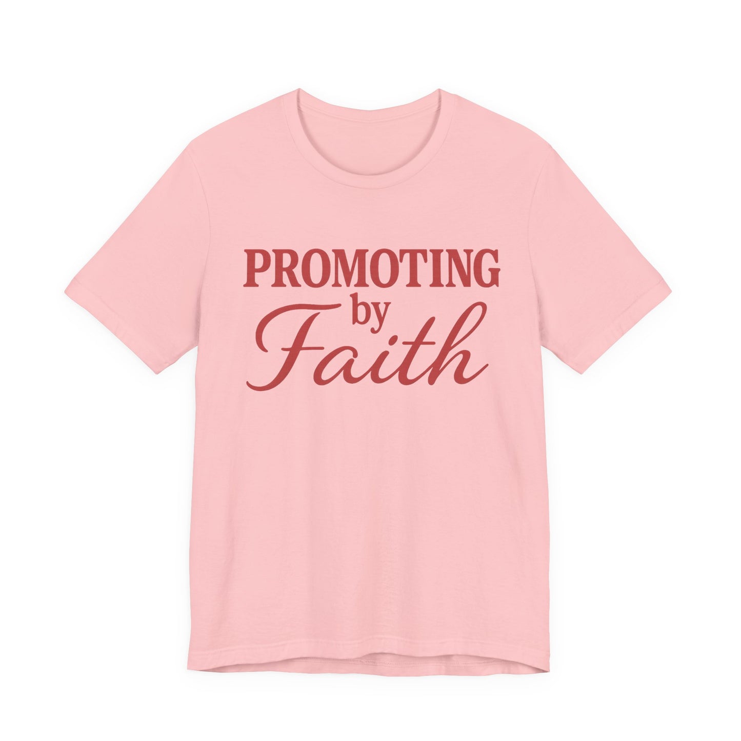 Promoting by Faith Tee | Spirit-Led CEO Shirt | Faith Based Apparel | Christian Entrepreneur | Not by Sight | Kingdom Business Wear